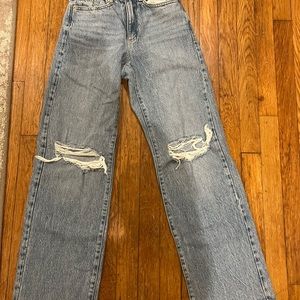Garage wide leg jeans